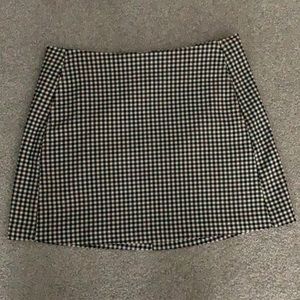 Urban outfitters mini gingham skirt
